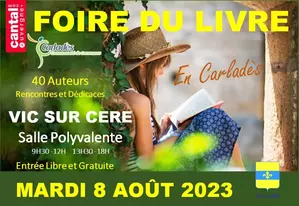 Foire du Livre Vic-sur-Cere, 2023