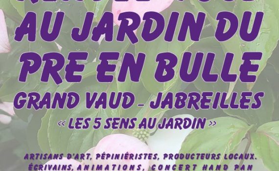 Affiche Jabreilles, Le pré en bulle, Les 5 sens, 2024_06_02