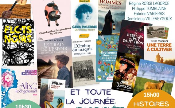 Affiche Salon du Livre de Cussac, 24 novembre 2024