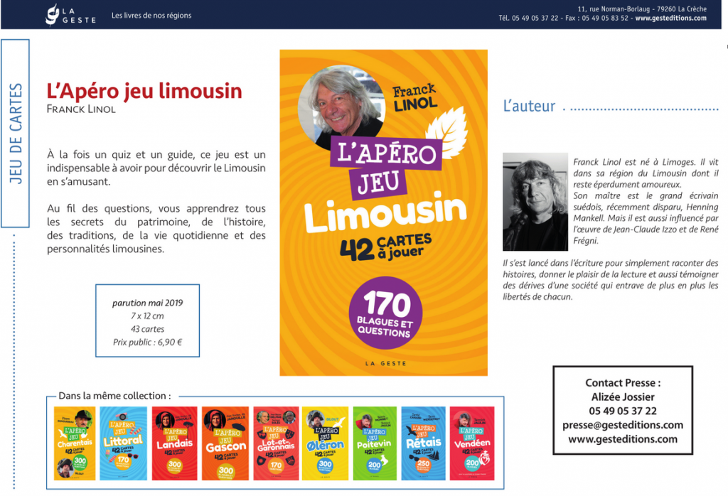 Apéro jeu Limousin