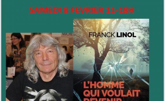 Affiche de la première rencontre avec "L'homme qui voulait devenir un assassin" de Franck Linol, chez Anecdotes Limoges le 8 février 2025
