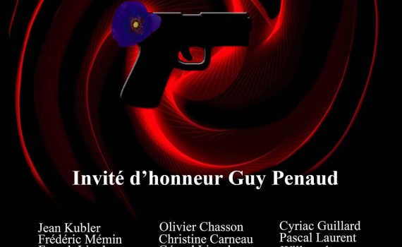 Affiche "Salon du Polar de Miallet" en Dordogne, Franck Linol y participe