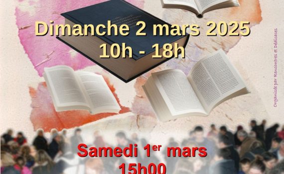 Affiche de la Foire du Livre de Naves, 2025
