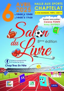 Chap'îtres en fete, le salon du livre de Chaptelat, 2025 Chap'îtres en fete