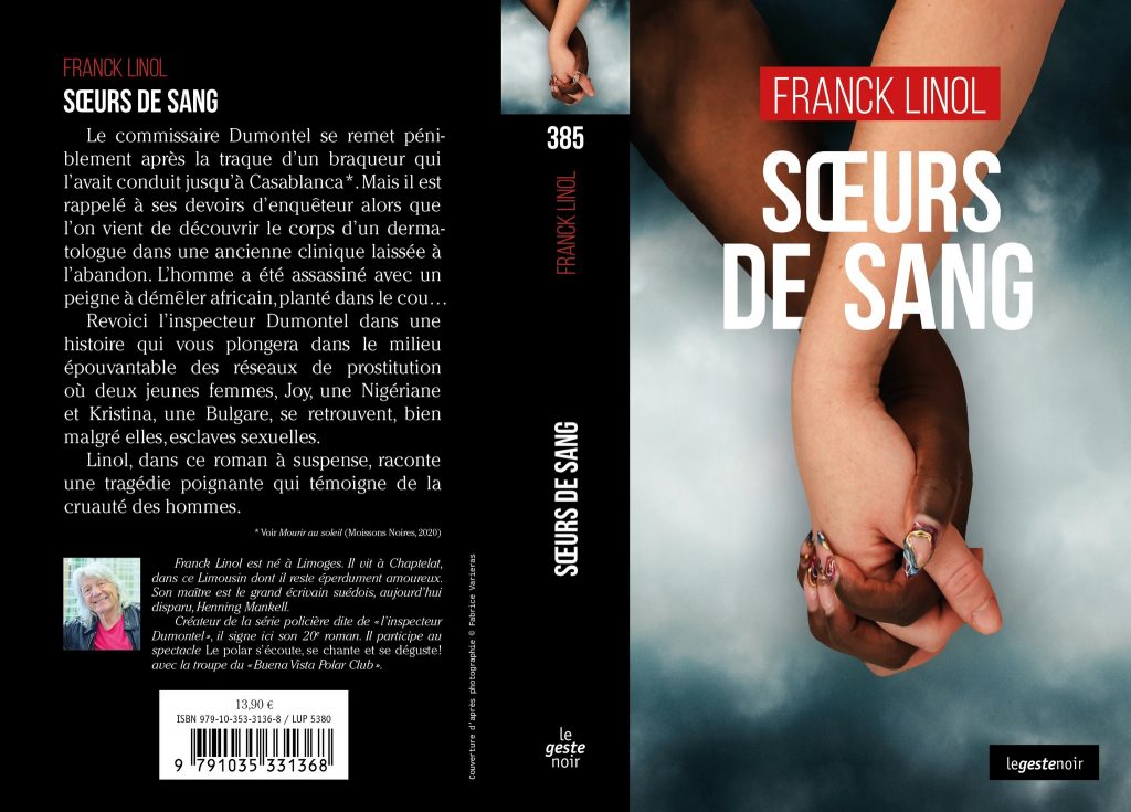Sœurs de sang de Franck Linol, 4e de couverture, résumé, 2026, inspecteur Dumontel